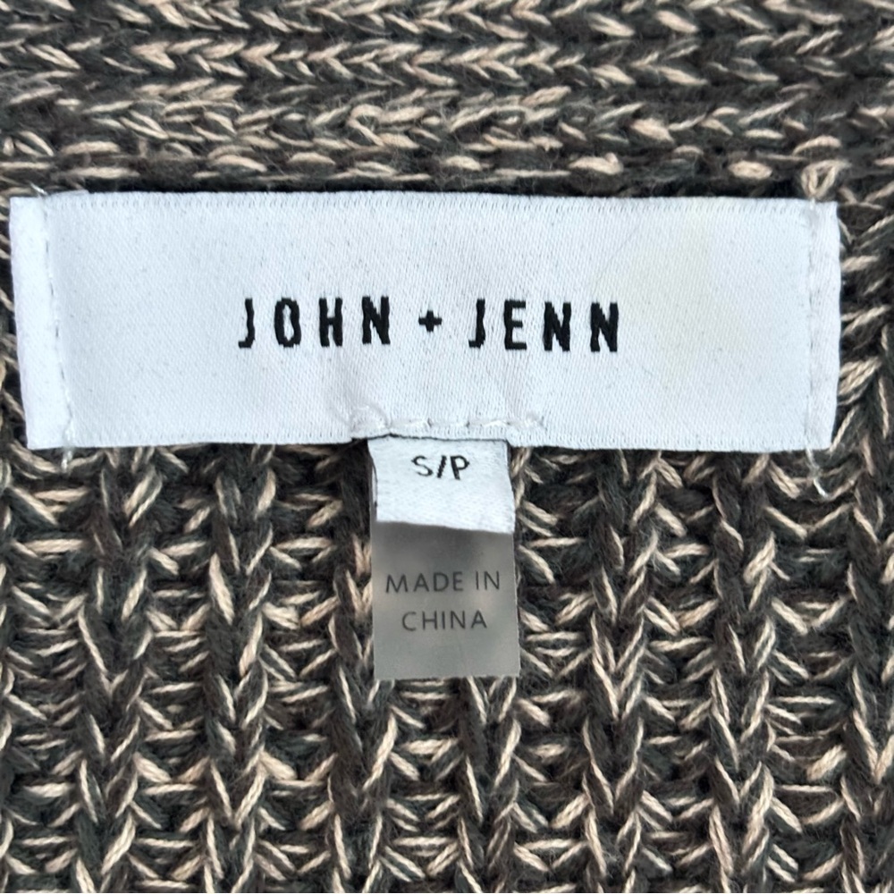 JOHN & JENN | Marled Cotton Cozy Relaxed Fit Grandpa Sweater Cardigan | Size S - Picture 6 of 8